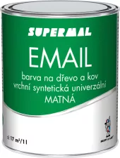 Vrchní barva na dřevo a kov Email Supermal
