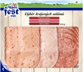 Výběr krájených salámů Alpen Fest