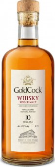 Whisky Gold Cock single malt 10YO Rudolf Jelínek