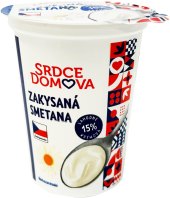 Zakysaná smetana 15% Srdce Domova