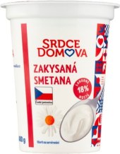 Zakysaná smetana 18% Srdce Domova