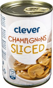 Žampiony konzervované Clever