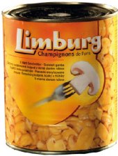 Žampiony konzervované Limburg