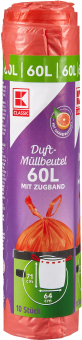 Zatahovací pytle na odpadky s vůní 60 l K-Classic