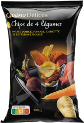 Zeleninové chipsy Délices Casino
