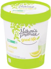 Zmrzlina sorbet Vegan Nature's Promise