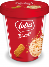 Zmrzlina v kelímku Biscoff Lotus