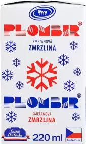 Zmrzlina v oplatce Plombir Wera Nova
