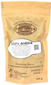 Zrnková káva 100% Arabica espresso Pražírna Drahonice
