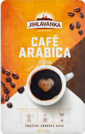 Zrnková káva Café Arabica Jihlavanka