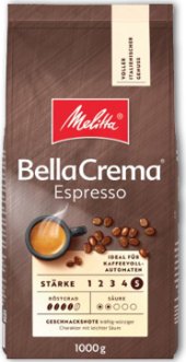 Zrnkové kávy Bella Crema Melitta