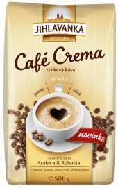 Zrnková káva Café Crema Jihlavanka