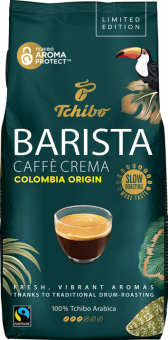 Zrnková káva Columbia Origin Caffé Crema Barista Tchibo
