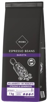 Zrnková káva Espresso Barista Rioba