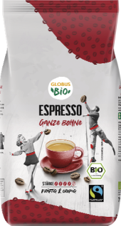 Zrnková káva Espresso Bio Globus