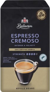 Zrnková káva Espresso Cremoso Bellarom
