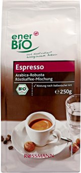 Zrnková káva Espresso EnerBio