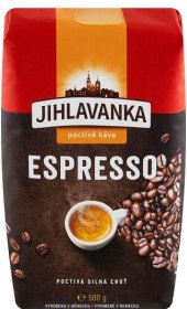 Zrnková káva Espresso Jihlavanka