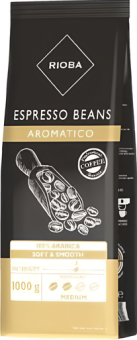 Zrnková káva Platinum Arabica Rioba