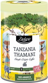 Zrnková káva Tanzania Thamani Deluxe