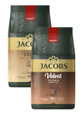 Zrnkové kávy Jacobs Velvet