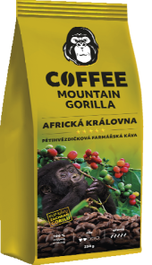 Zrnkové kávy Mountain Gorilla
