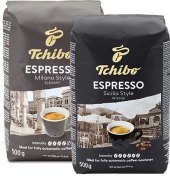 Zrnkové kávy Tchibo Espresso style