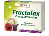 Žvýkací tablety na zažívání Fructolax Ortis