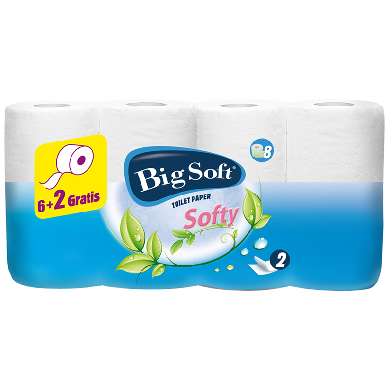 Toaletní papír 2vrstvý Big Soft