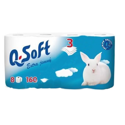 Toaletní papír 3vrstvý Q Soft