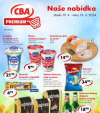 Akční leták CBA Premium 