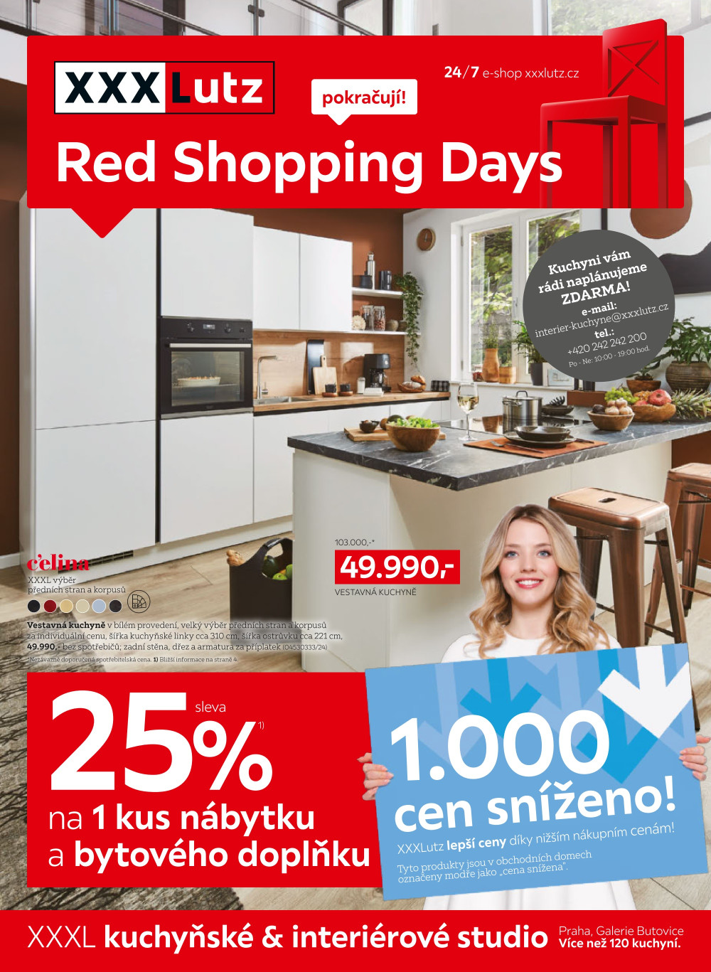 Leták XXXLutz leták - Red shopping days - strana 1