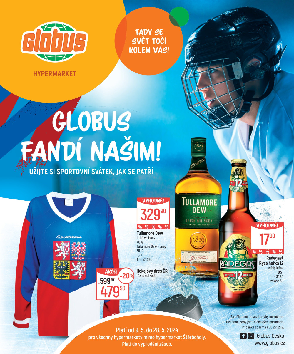 Leták Globus leták - Globus fandí našim! - strana 1