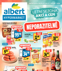 Akční leták Albert Hypermarket  - Letní sezona akcí a cen