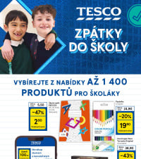 Akční leták Tesco  speciál - Zpátky do školy