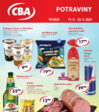 Akční leták CBA Potraviny 