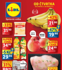 Akční leták Lidl  od čtvrtka