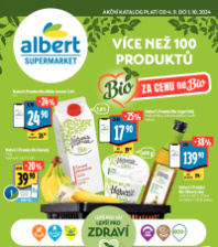 Akční leták Albert Supermarket - Akční katalog Bio