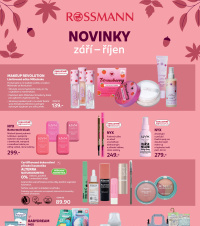 Akční leták ROSSMANN  - Novinky září - říjen