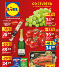 Akční leták Lidl  od čtvrtka - Speciality inspirované pyrenejskou kuchyní