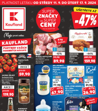 Akční leták Kaufland  Praha 6 - Podbaba