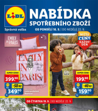 Akční leták Lidl  - Nabídka spotřebního zboží