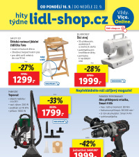 Akční leták Lidl - shop.cz  - hity týdne