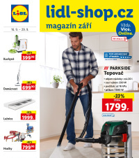 Akční leták Lidl - shop.cz  - magazín