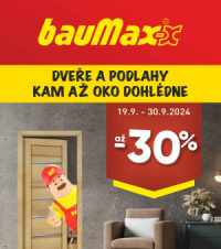 Akční leták bauMax  - Dveře a podlahy