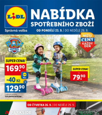 Akční leták Lidl  - Nabídka spotřebního zboží