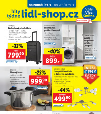 Akční leták Lidl - shop.cz  - hity týdne