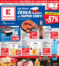 Akční leták Kaufland  Praha 3 - Jarov