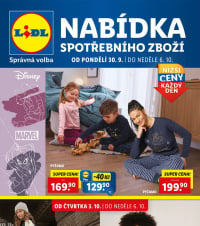 Akční leták Lidl  - Nabídka spotřebního zboží