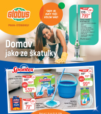 Akční leták Globus  Praha, Štěrboholy - Domov jako ze škatulky